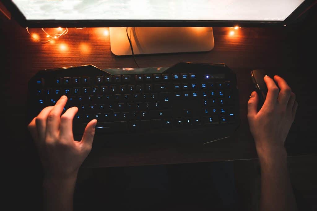 PC gamer, teclado gamer