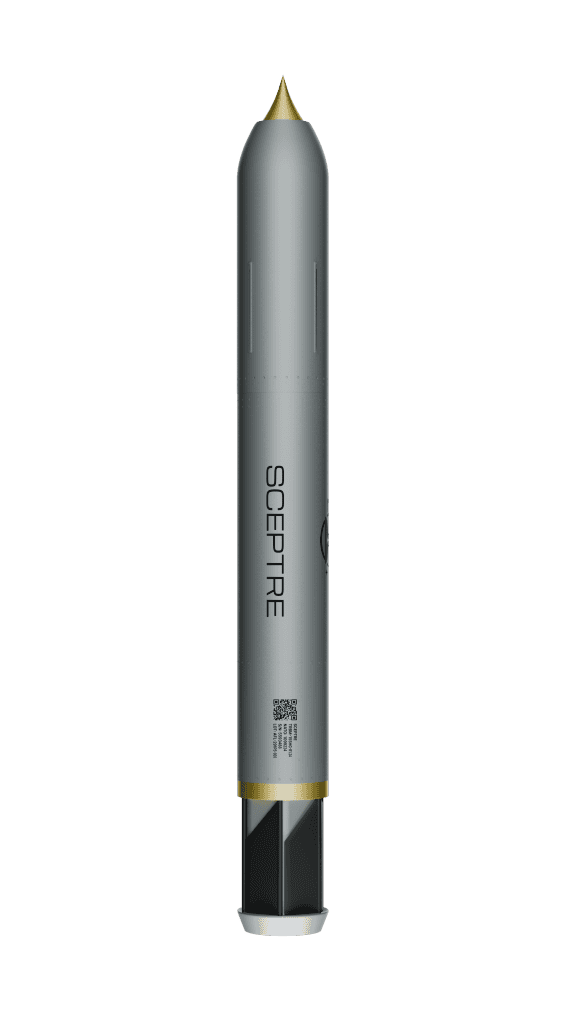Sceptre com aerofoils arrumados