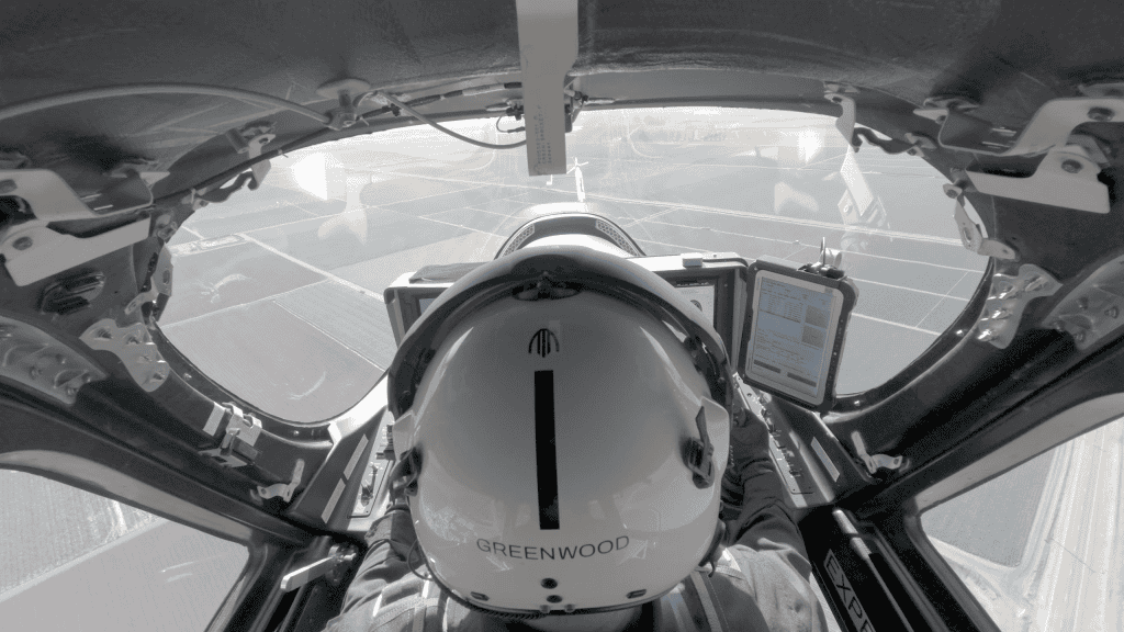 Imagem do cockpit do Midnight
